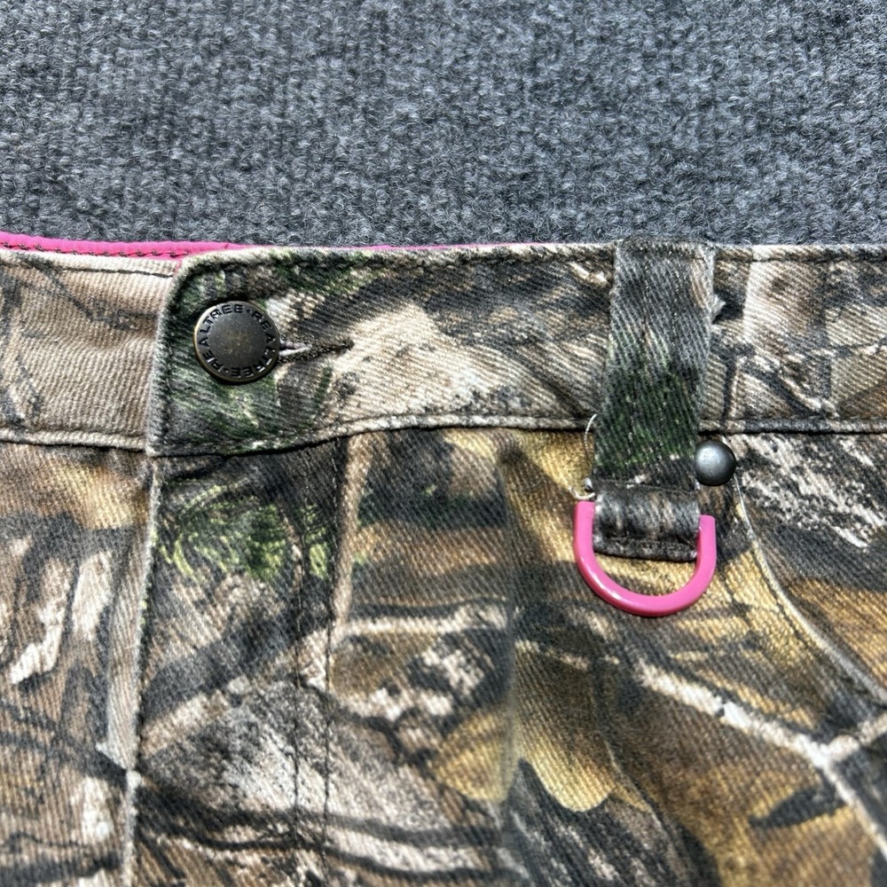 Woman's Realtree Pants Size 12 Hunting Camo Pink Girl Nature - Picture 10 of 15